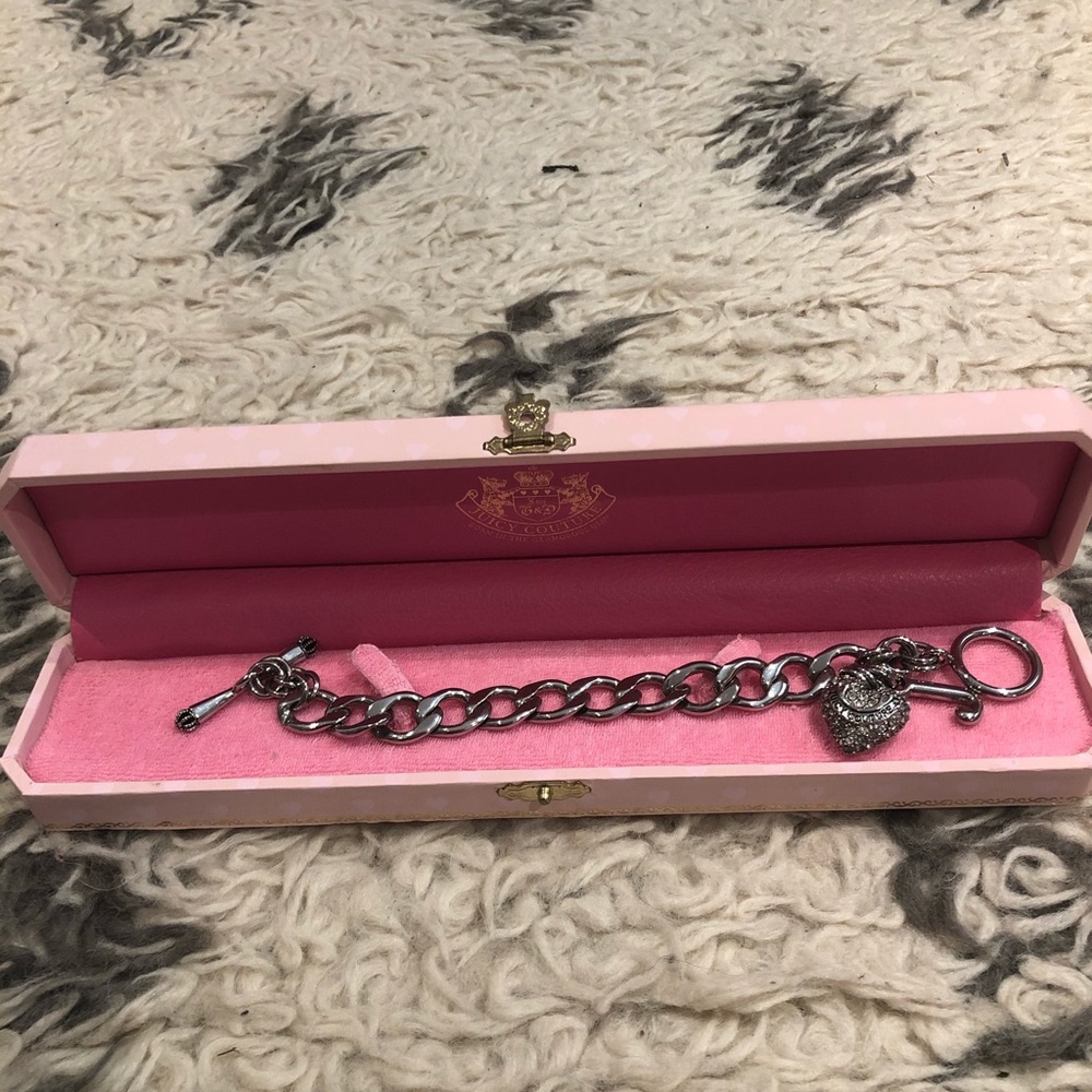 Juicy Couture Silver Charm Bracelet